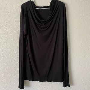 Blackmilk black long sleeve with hood